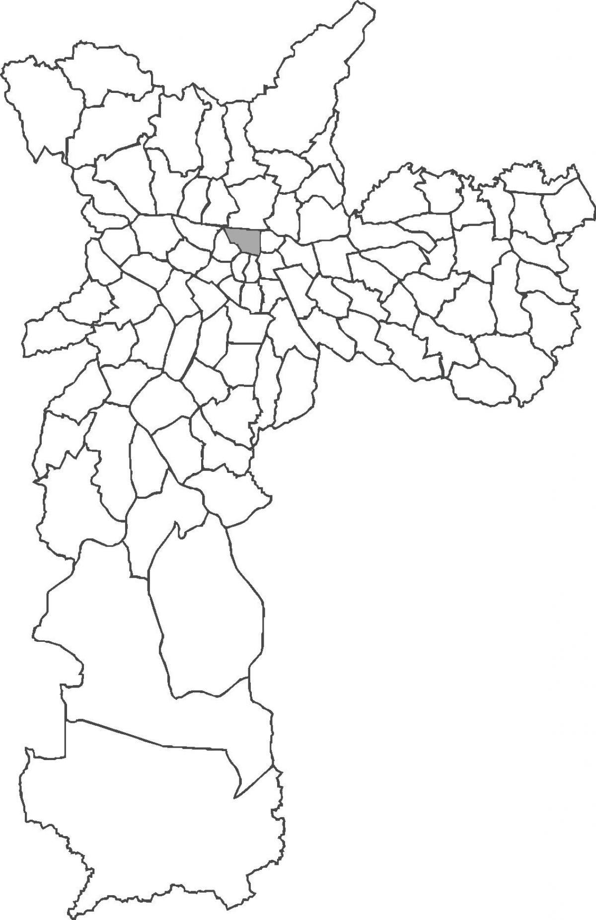 Քարտեզ Бом Ретиро շրջան