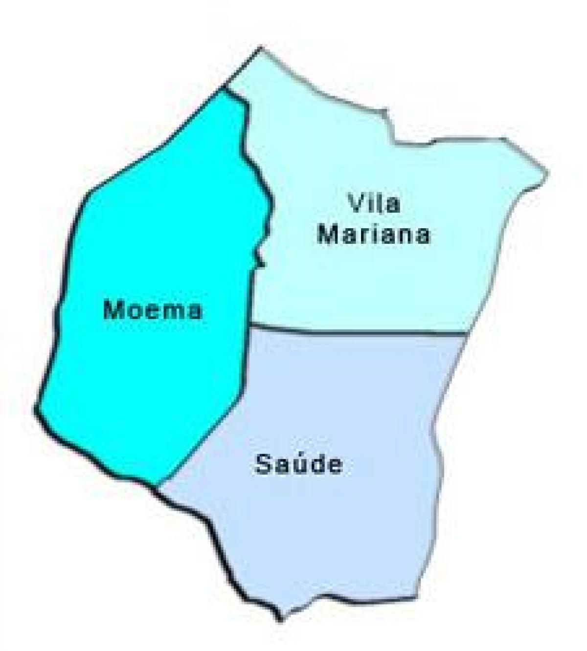 Քարտեզ Վիլա-Մարիանա супрефектур