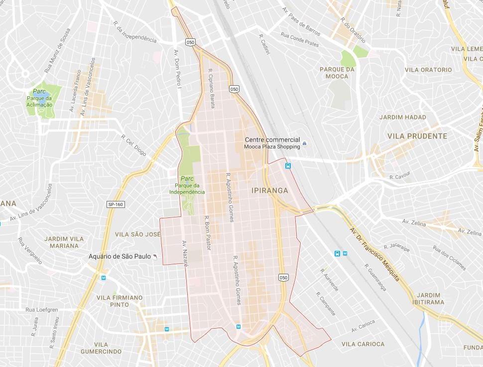 Քարտեզ Ипиранга-Սան