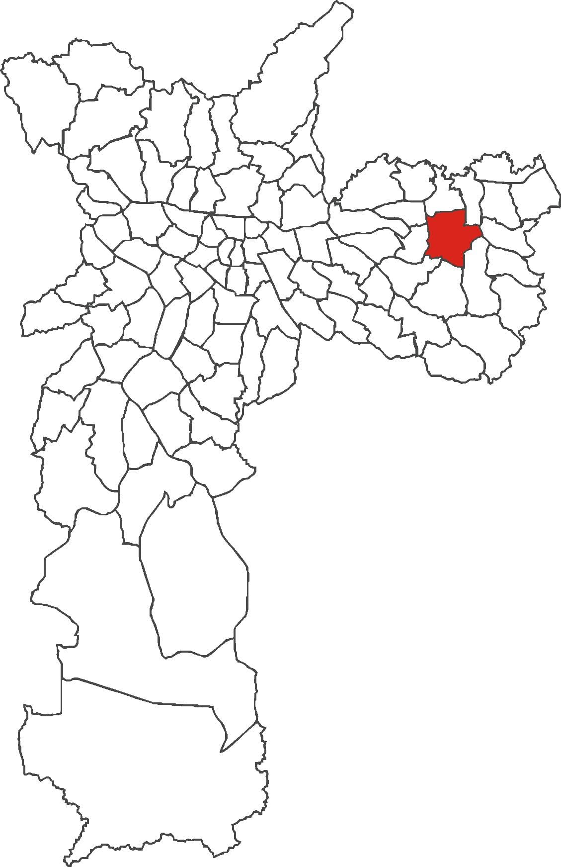 Քարտեզ Итакере շրջան