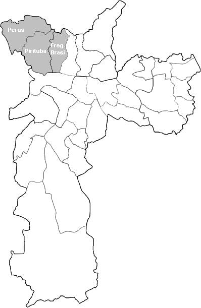 Քարտեզ Սան Нороэсте գոտու