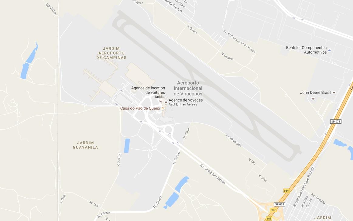 Քարտեզ ПДС - Кампинас