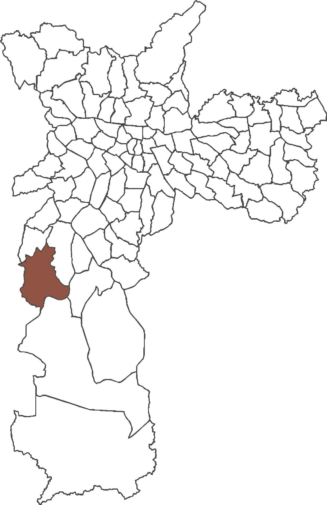 Քարտեզ Ժարդին Անգելա շրջանի