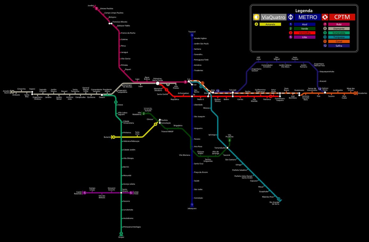 Մետրոյի քարտ Սան CPTM