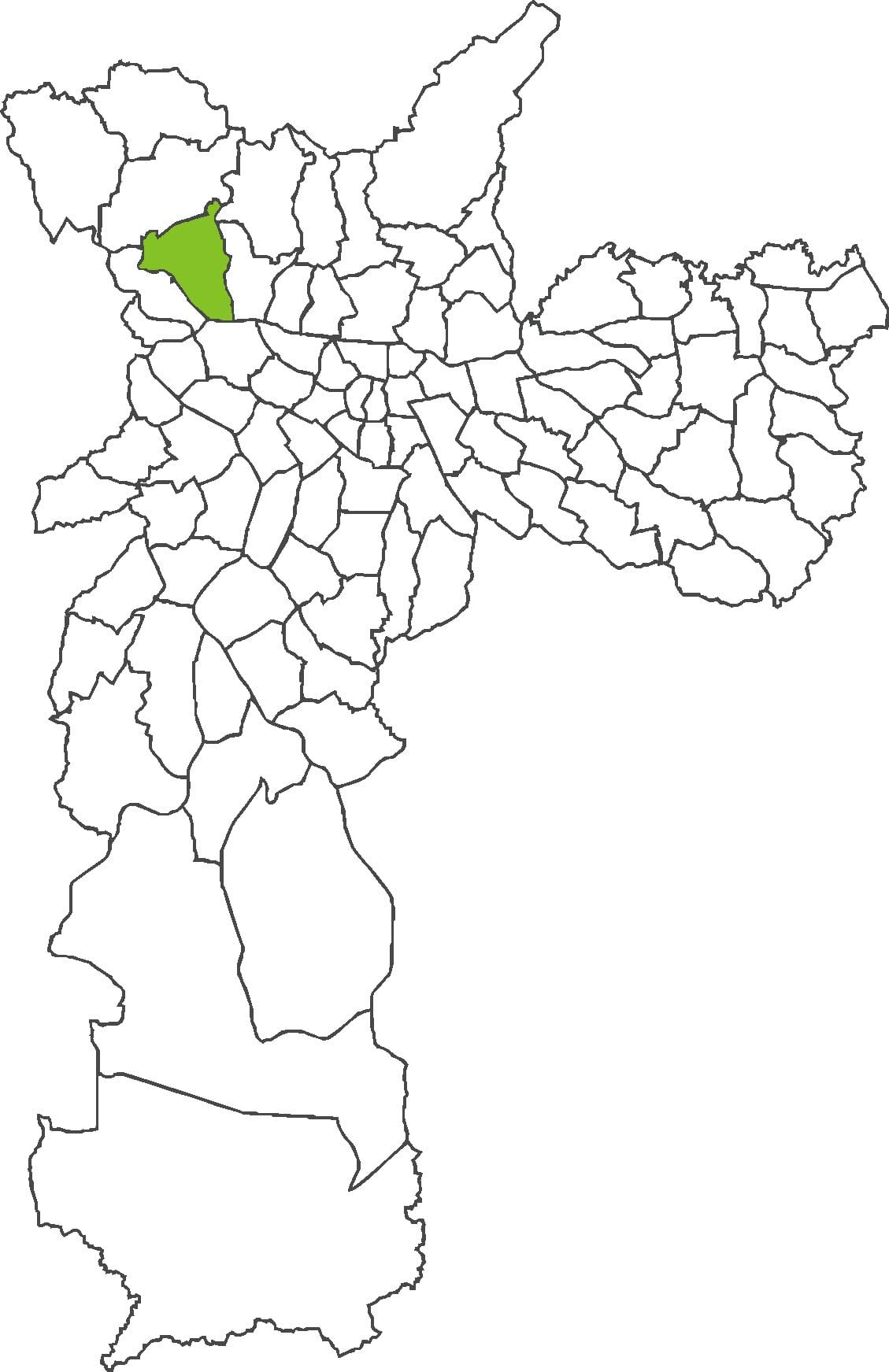 Քարտեզ շրջան Pirituba