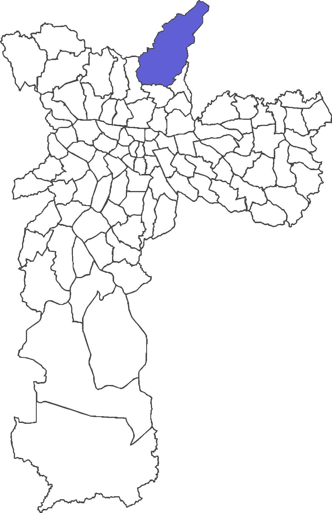 Քարտեզ շրջան Tremembé