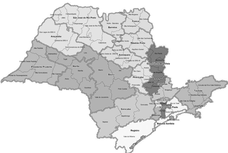Քարտեզ Սան-սեւ եւ սպիտակ