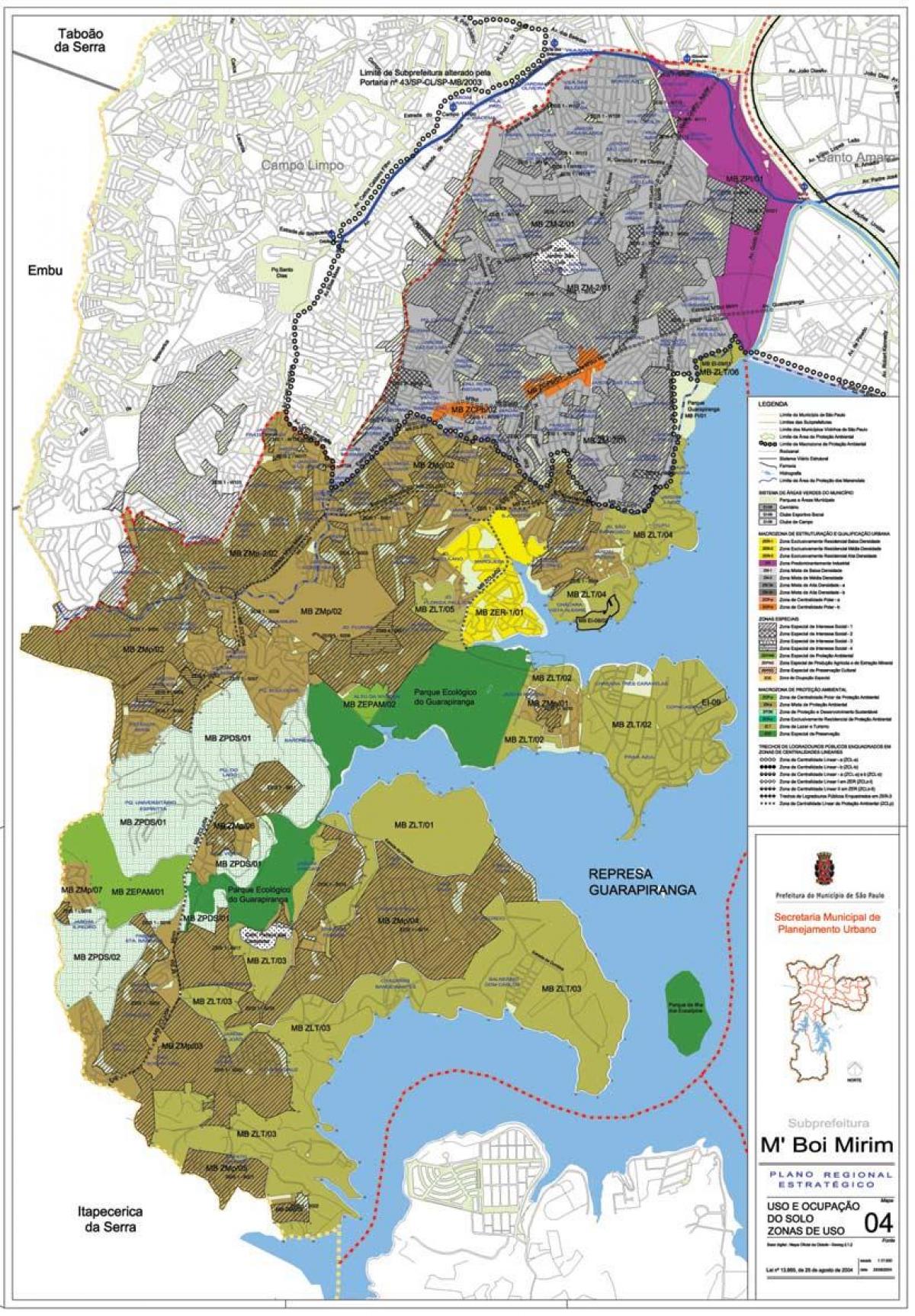 Карта'Boi Մ Мирим-Սան - գրավումը հողերը