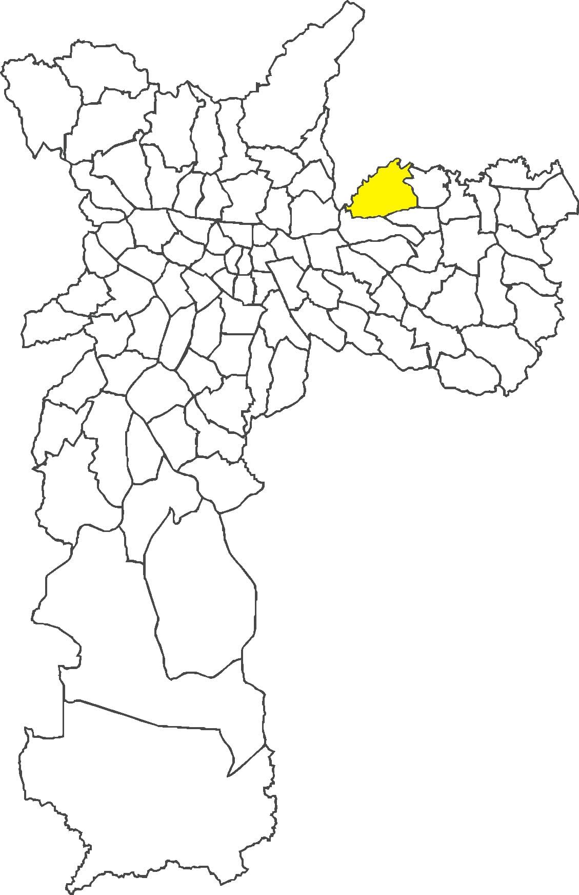 Քարտեզ Cangaíba շրջան