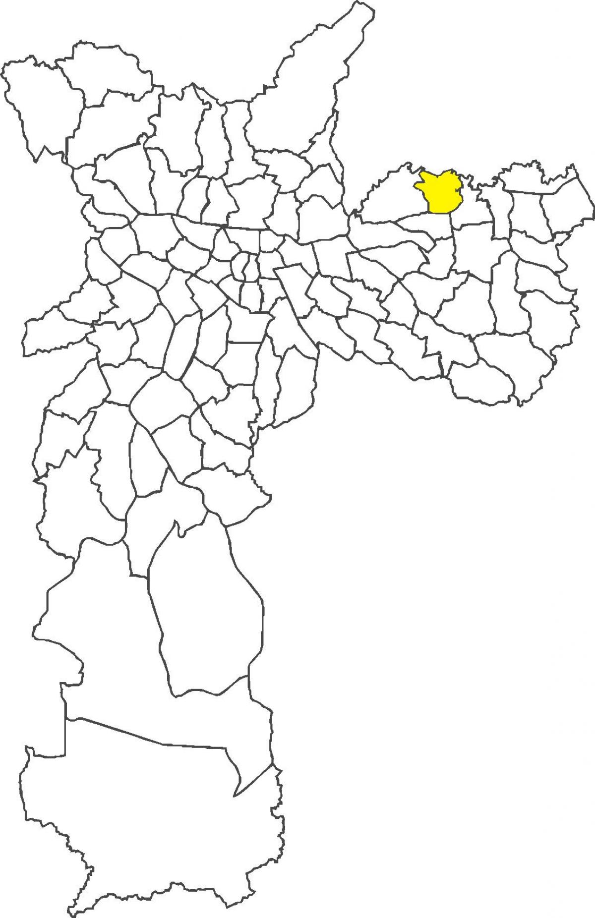 Քարտեզ Ermelino Матараццо շրջան