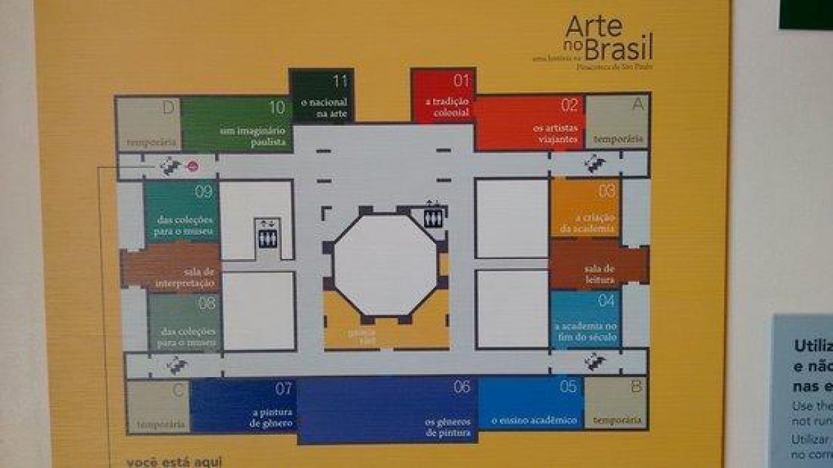 Քարտեզ pinacoteca Սան պաուլուում
