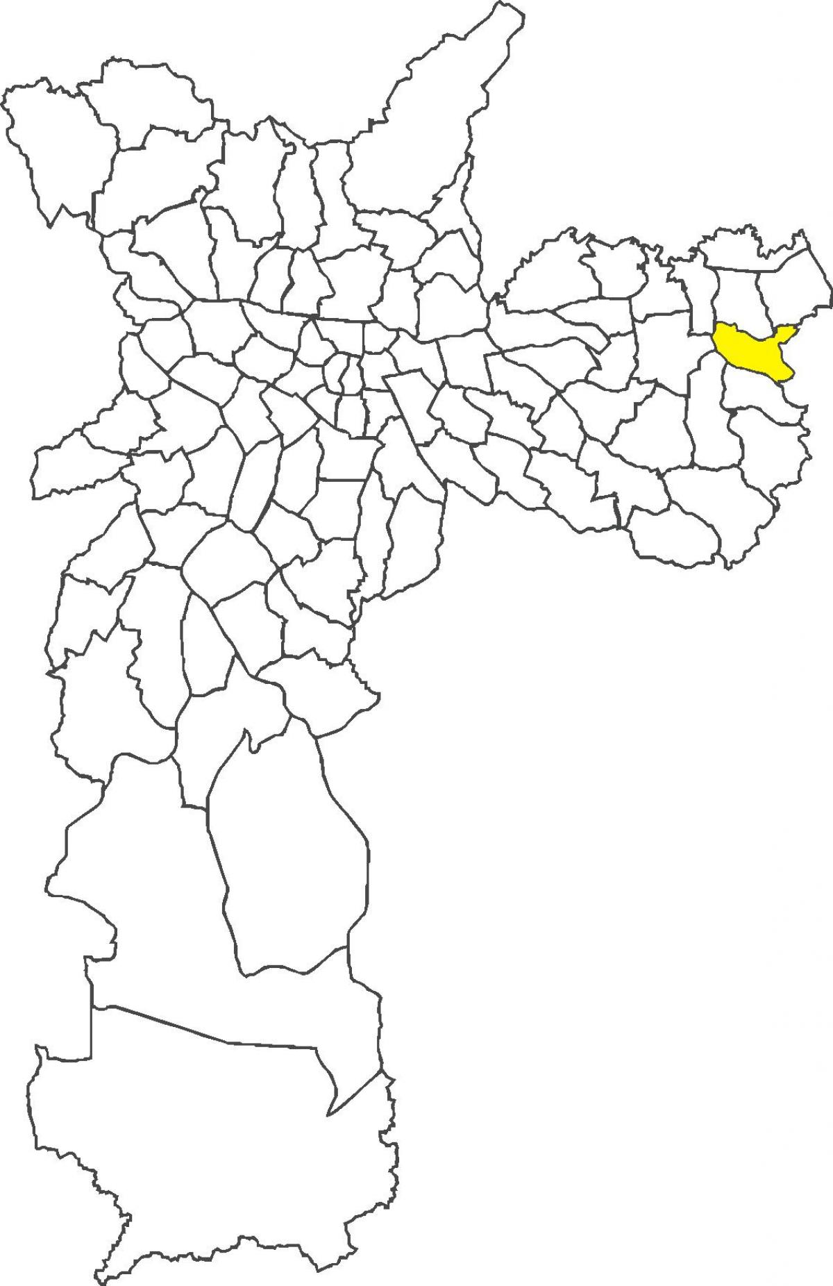 Քարտեզ Лажеаду շրջան