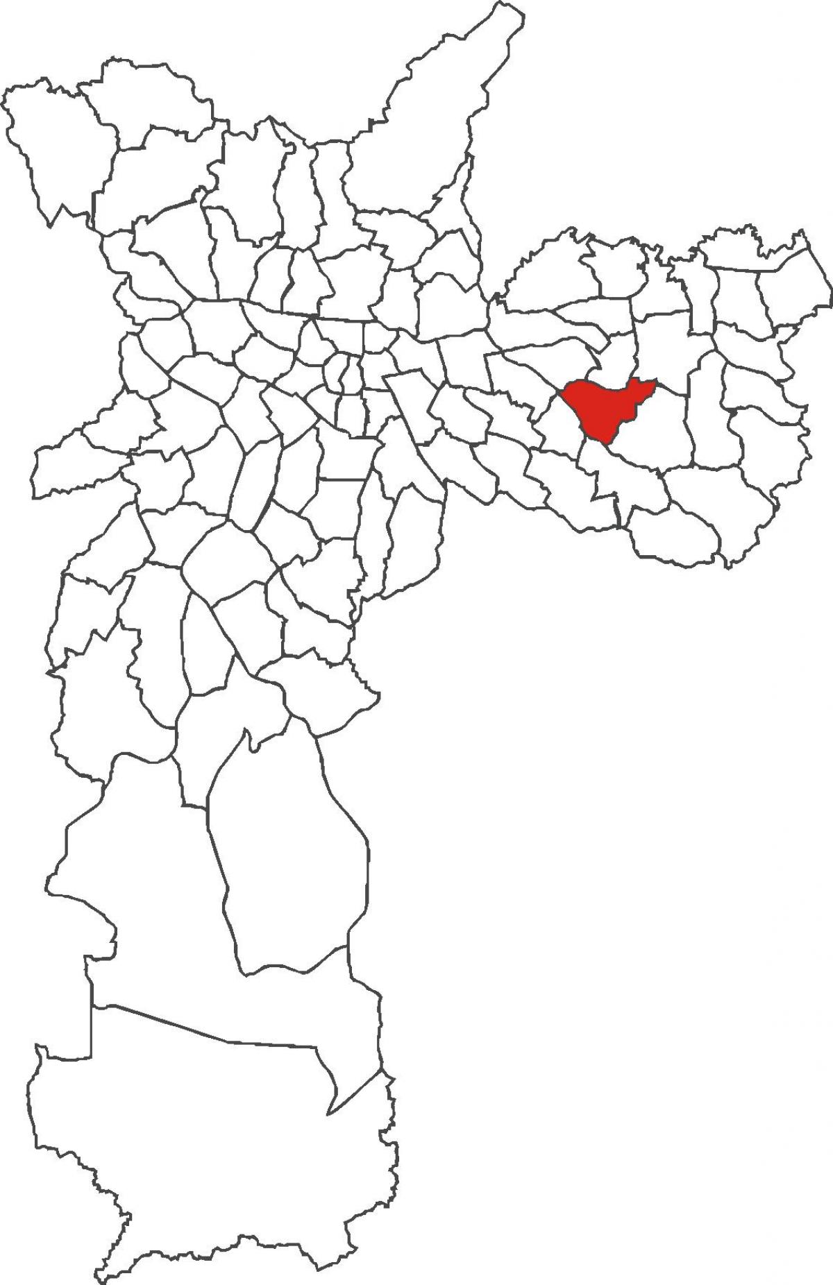 Քարտեզ քաղաքի Líder շրջան
