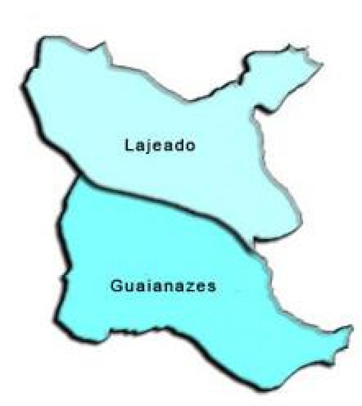 Քարտեզ Guaianases супрефектур