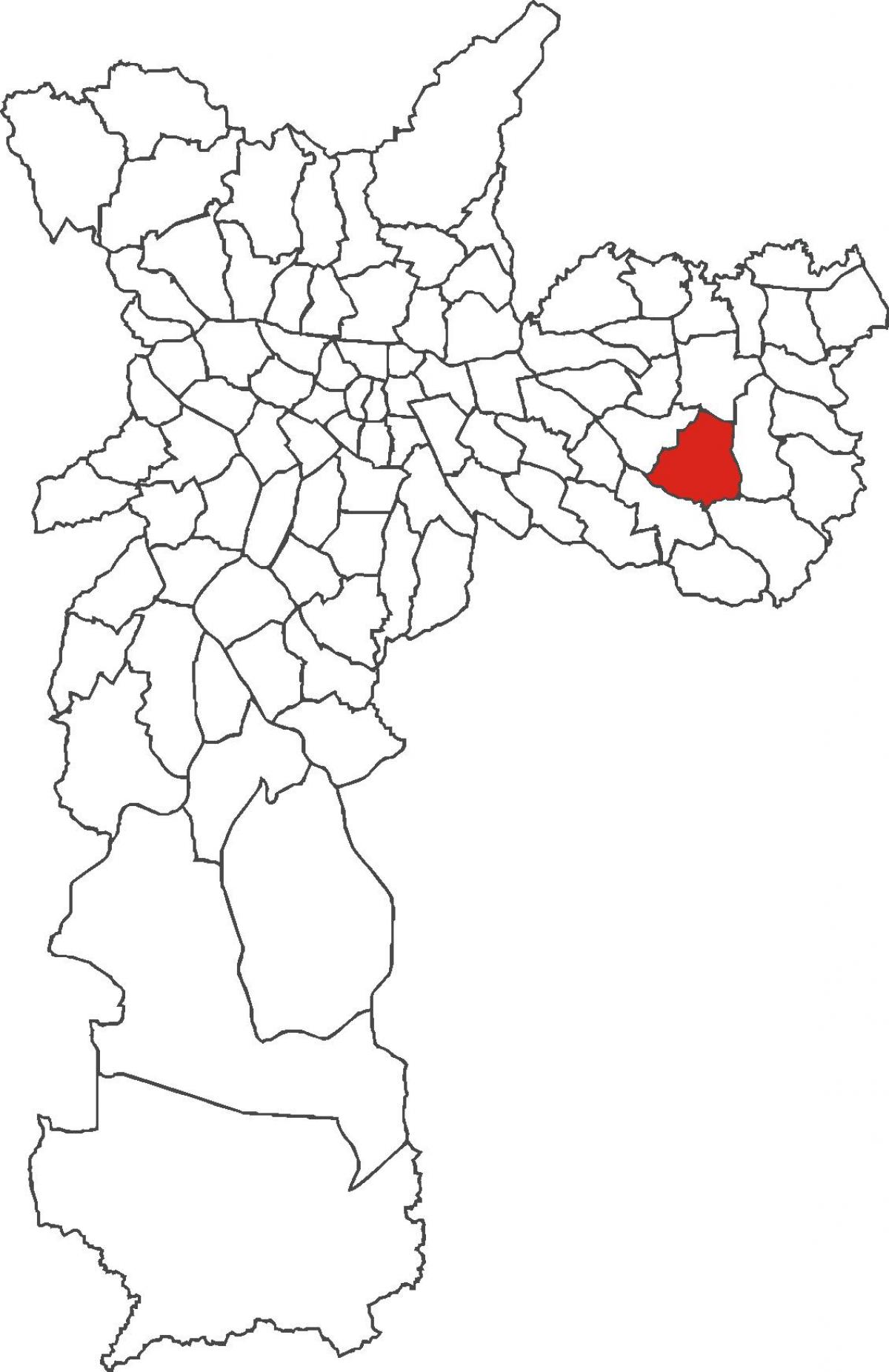 Քարտեզ Զբոսայգի Кармо շրջան