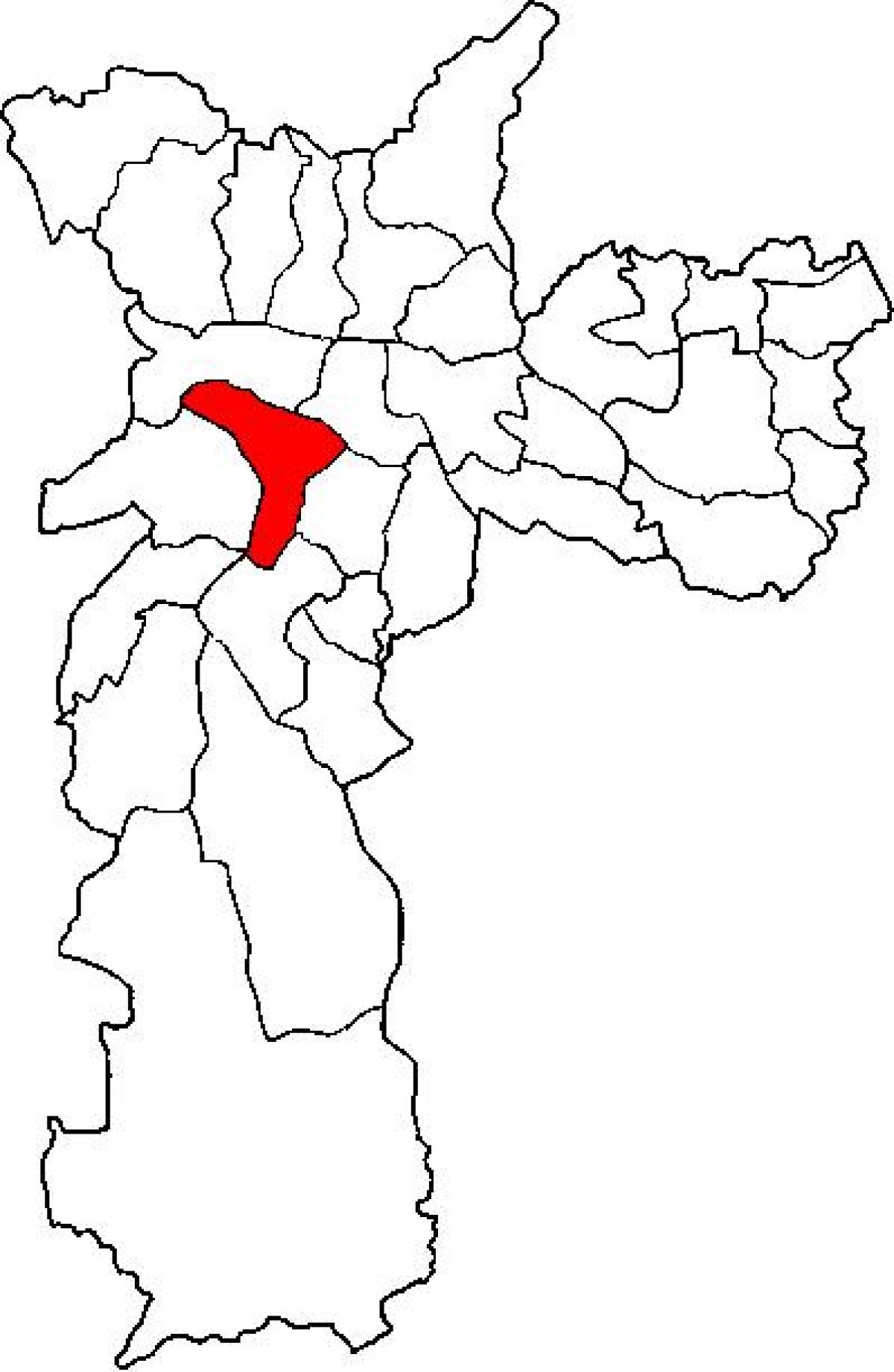 Քարտեզ супрефектур Пинхейрос քաղաքի Սան