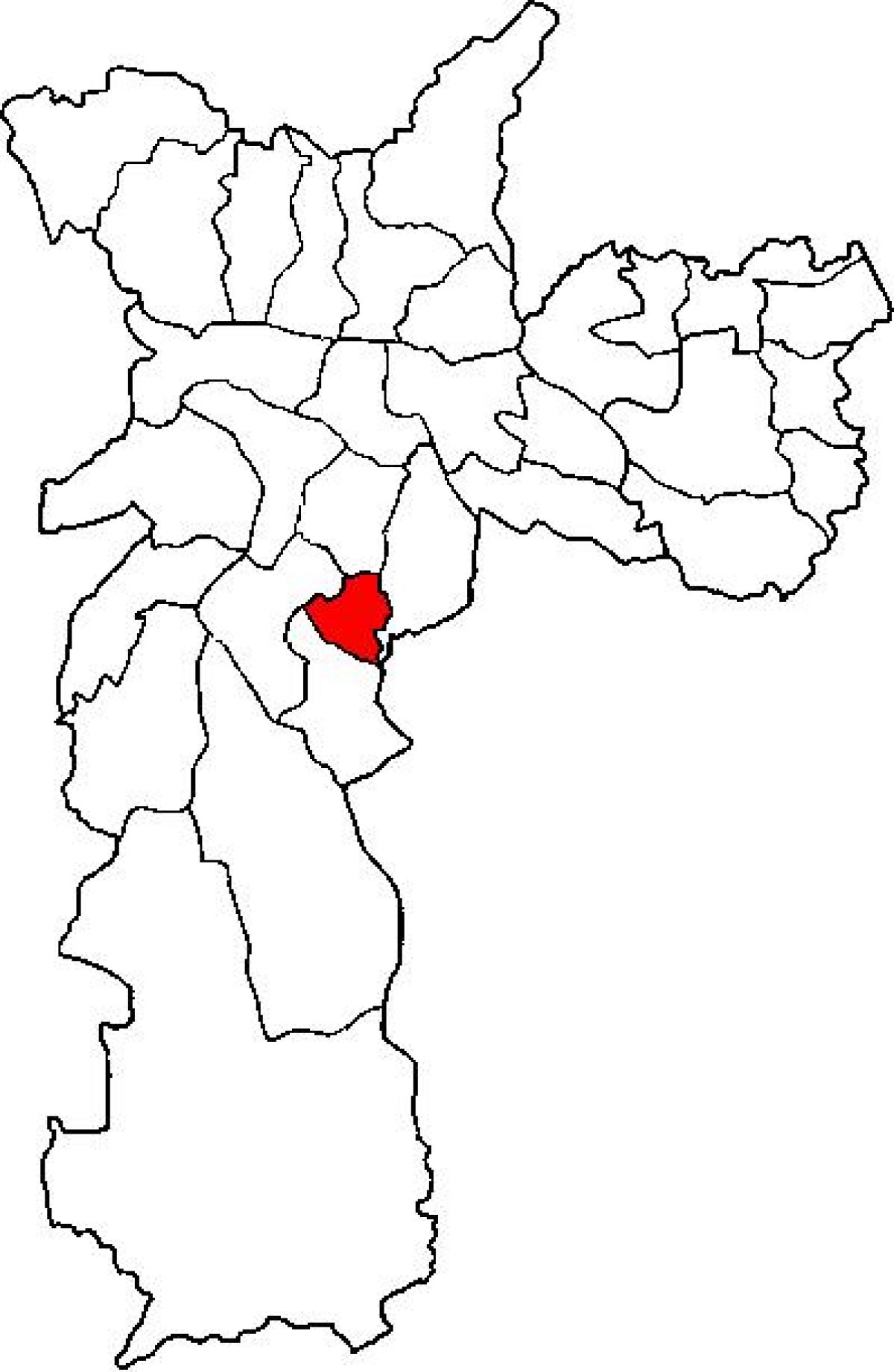 Քարտեզ ենթաօրենսդրական պրեֆեկտուրայում Жабакуара Սան