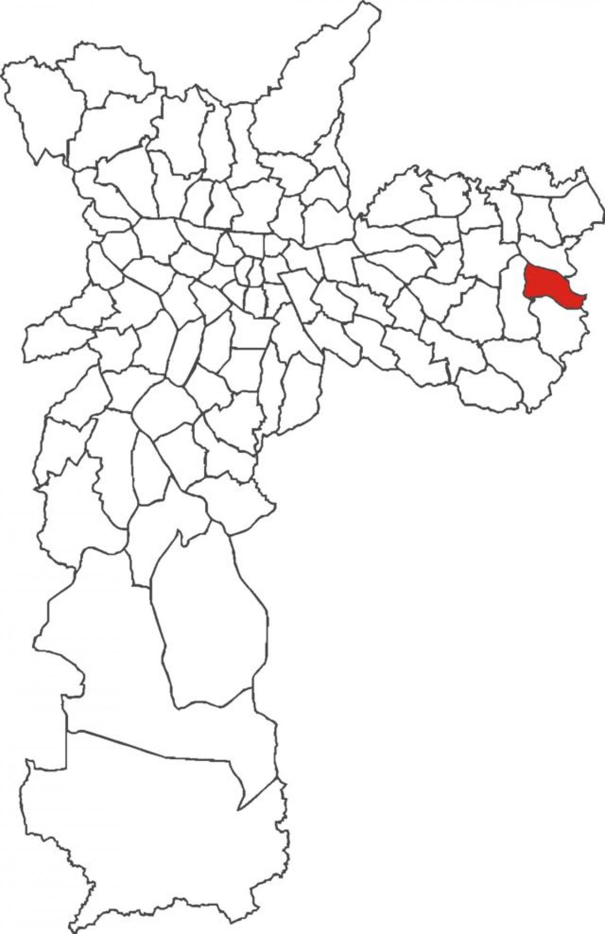 Քարտեզ Guaianases շրջան