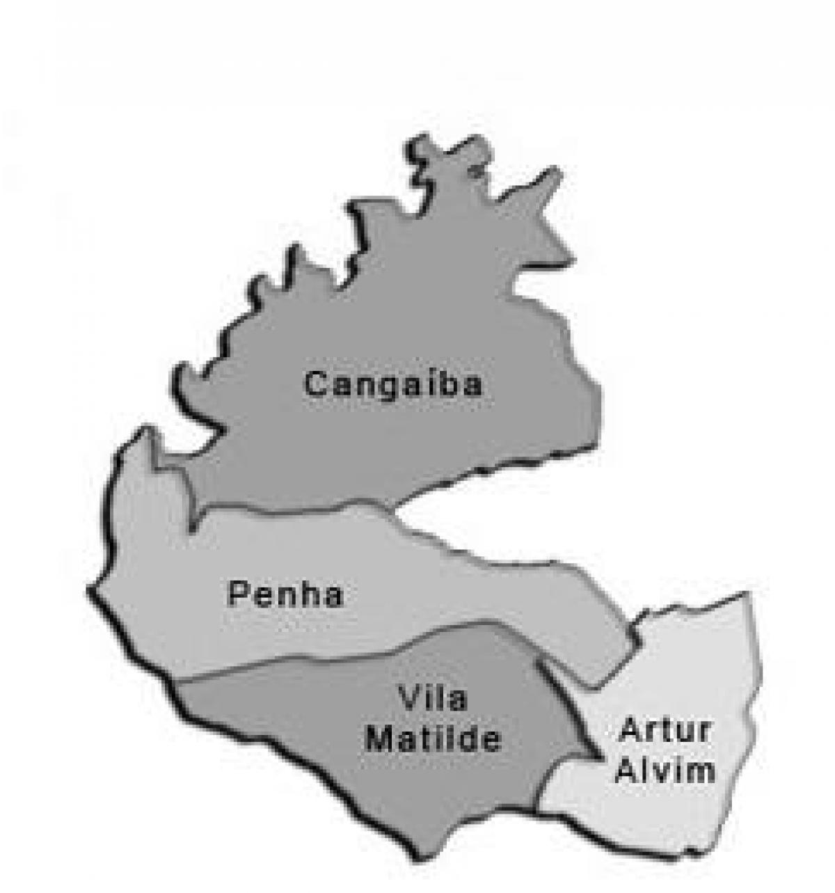 Քարտեզ Պենյա պրեֆեկտուրայում ... 