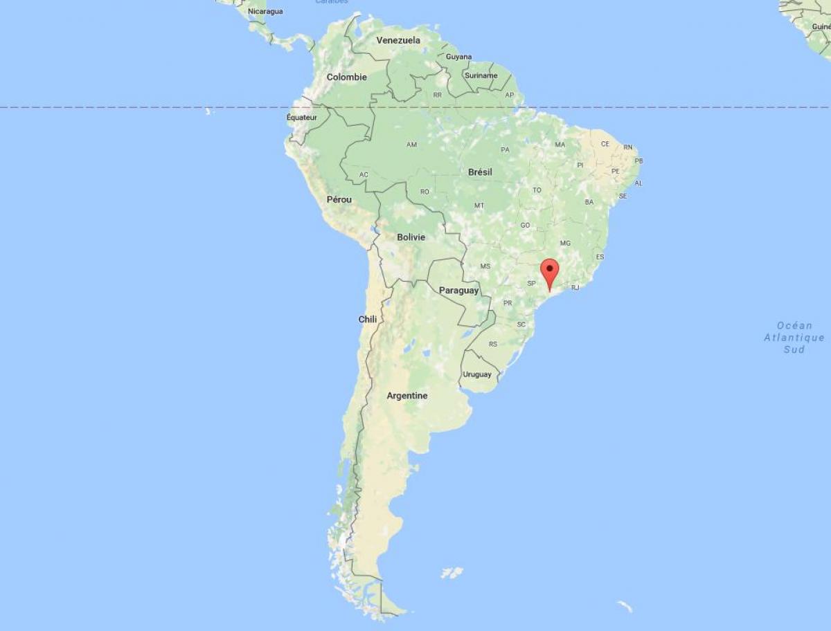 Քարտեզ Սան Հարավային Ամերիկա
