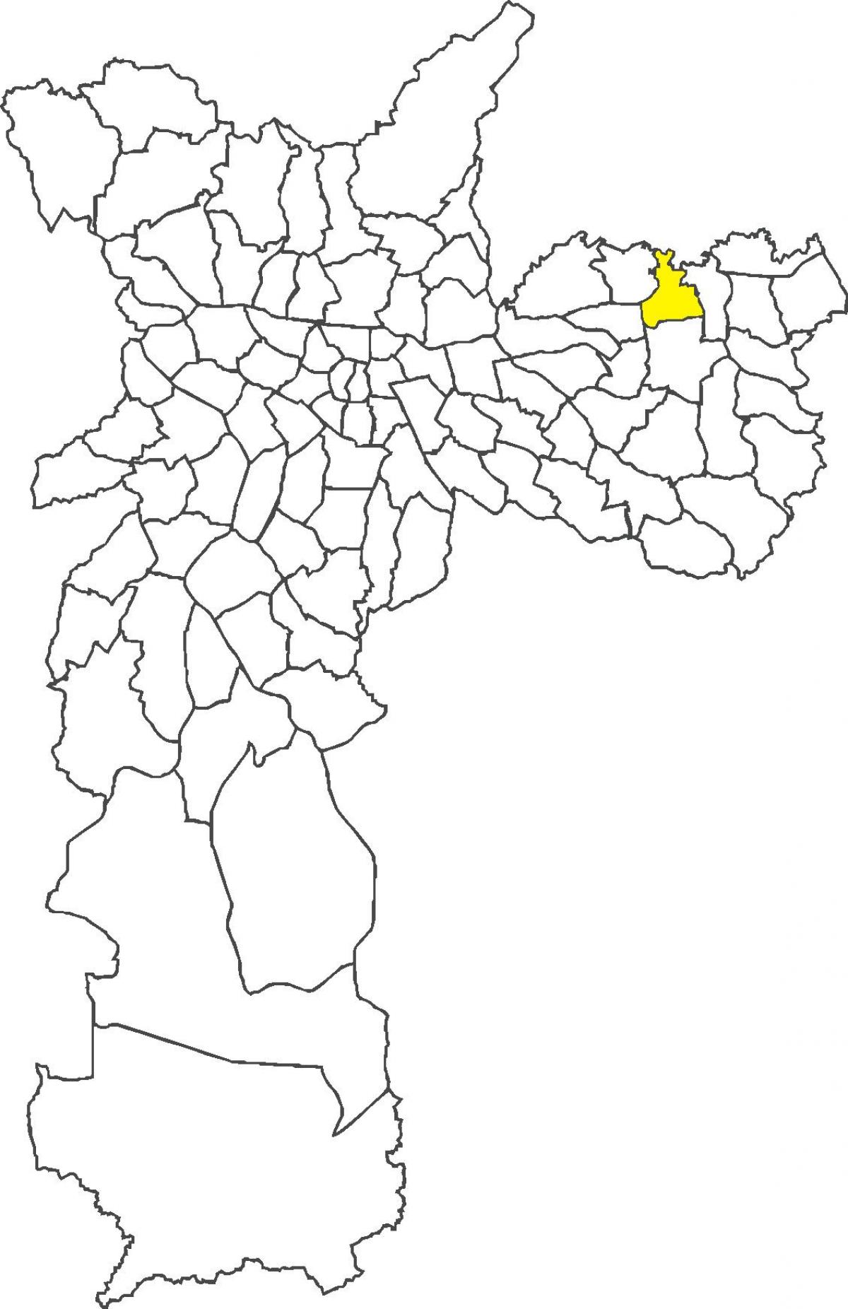 Քարտեզ Jacuí շրջան Վիլա
