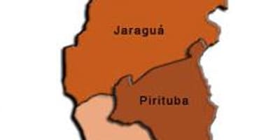 Քարտեզ Pirituba-Жарагуа супрефектур