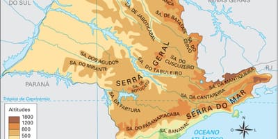 Քարտեզ աշխարհագրական Սան