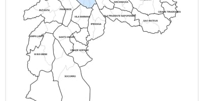 Քարտեզ կենտրոնական գոտում, Սան Պաուլո