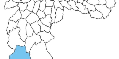 Քարտեզ շրջան Parelheiros