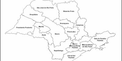 Քարտեզ Սան Կույս - տարածաշրջանների անունները