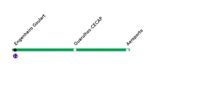 Քարտեզ Սան CPTM - line 13 - Jade