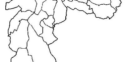 Քարտեզ Jaçanã-Tremembé супрефектур Սան