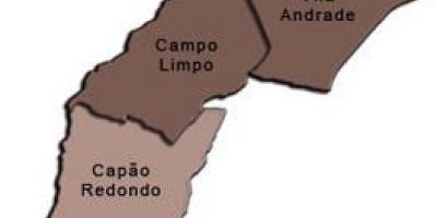 Քարտեզ супрефектур Кампу-лимпу -
