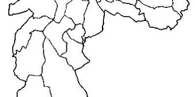 Քարտեզ Guaianases ենթաօրենսդրական պրեֆեկտուրա Սան