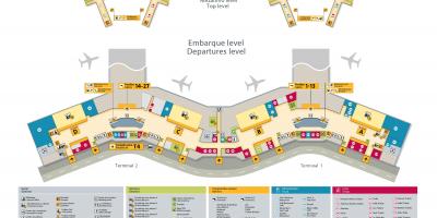Քարտեզ Միջազգային օդանավակայանը Սան / Гуарульос