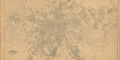 Քարտեզ նախկին Սան Պաուլու 1943