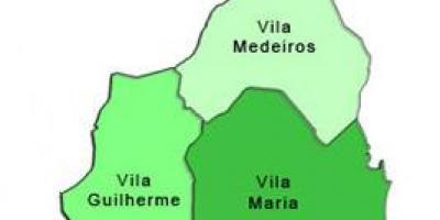 Քարտեզ Վիլա Մարիա ենթաօրենսդրական պրեֆեկտուրա